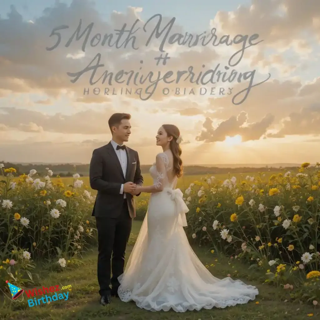 5 Month Marriage Anniversary Husband In English