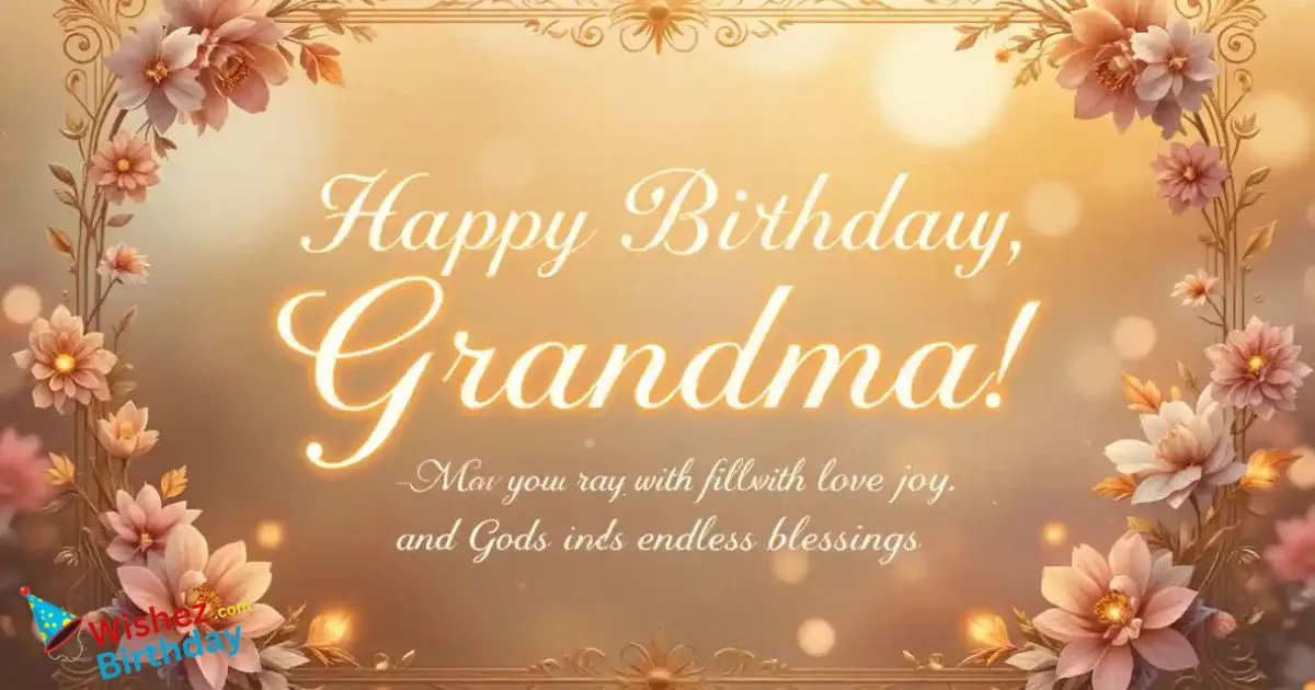 Prayer For Grandmother On Her Birthday