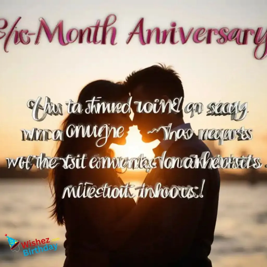 Six Month Anniversary